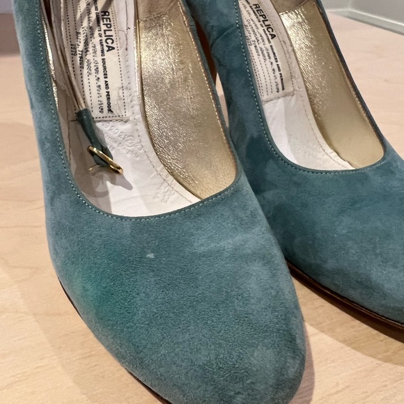 Maison Martin Margiela Paris - suede heels with ankle strap. Size 38 (euro). - Picture 5 of 5